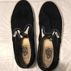 Black slip on vans